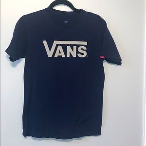 Navy blue vans t-shirt: Both vans shirts $13